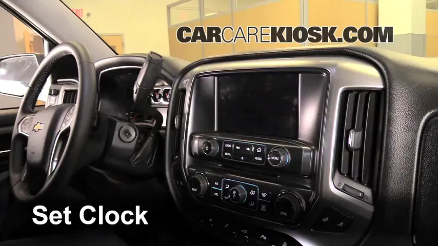 2014 Chevrolet Silverado 1500 LT 5.3L V8 FlexFuel Crew Cab Pickup Clock